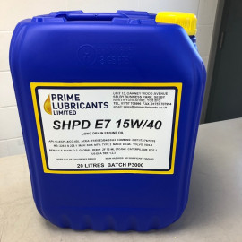 Prime SHPD E7 15w40 Engine Oil (20LITRE) Prime SHPD E7 15w40 Engine Oil (20LITRE)